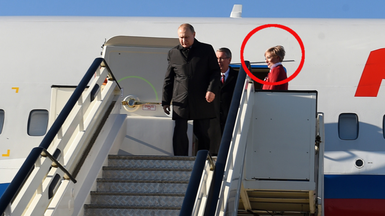 putin i stjuardesa