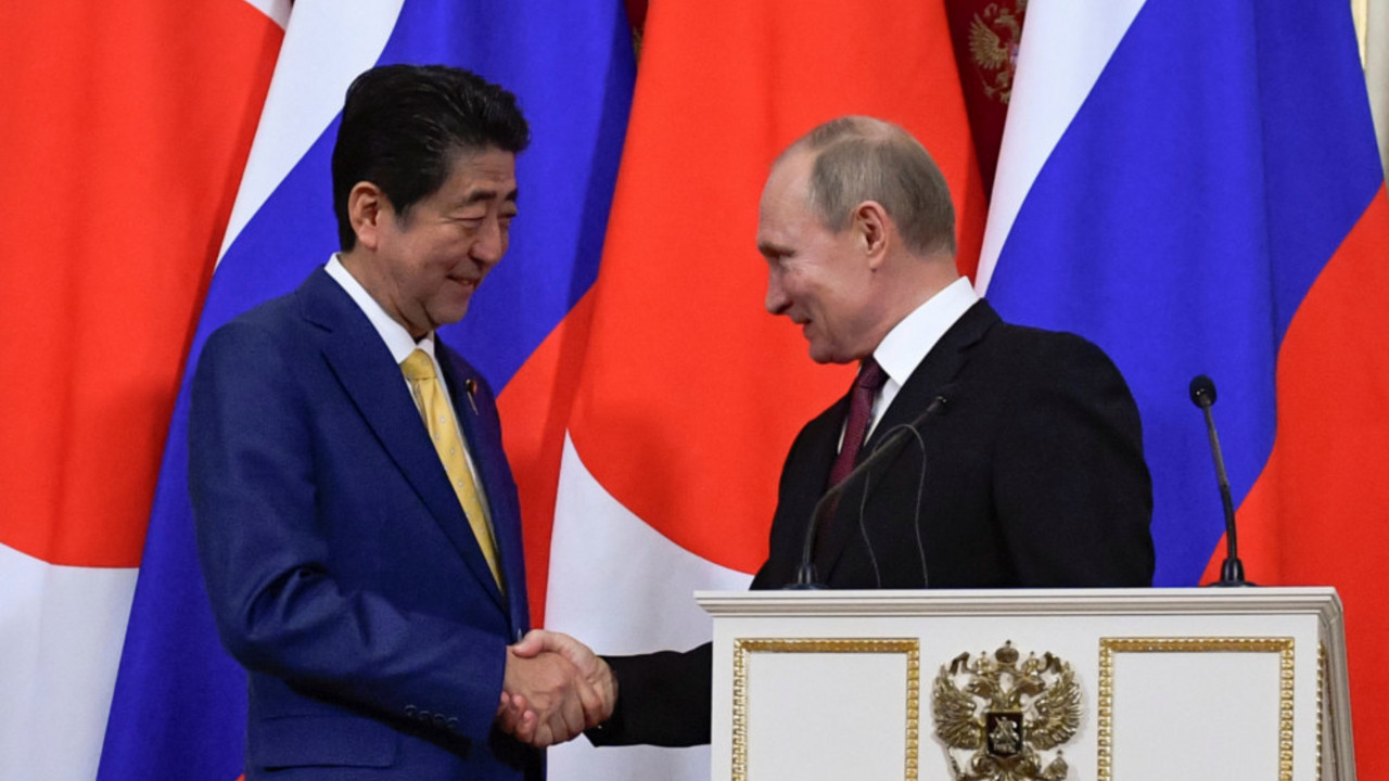 Šinzo Abe i Vladimir Putin