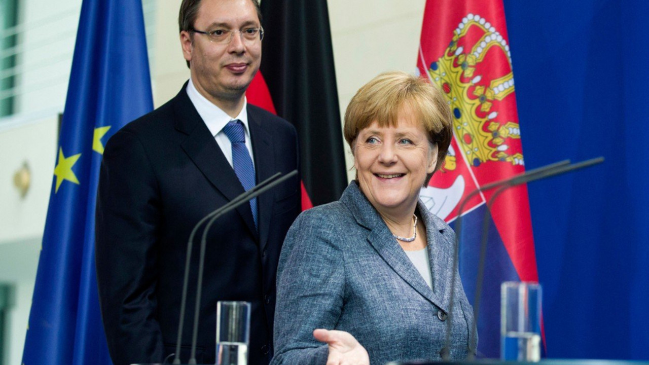 Aleksandar Vučić, Angela Merkel
