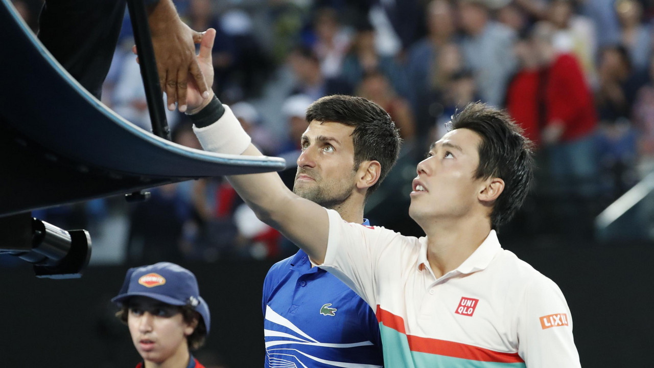 Novak Đoković, Kei Nišikori