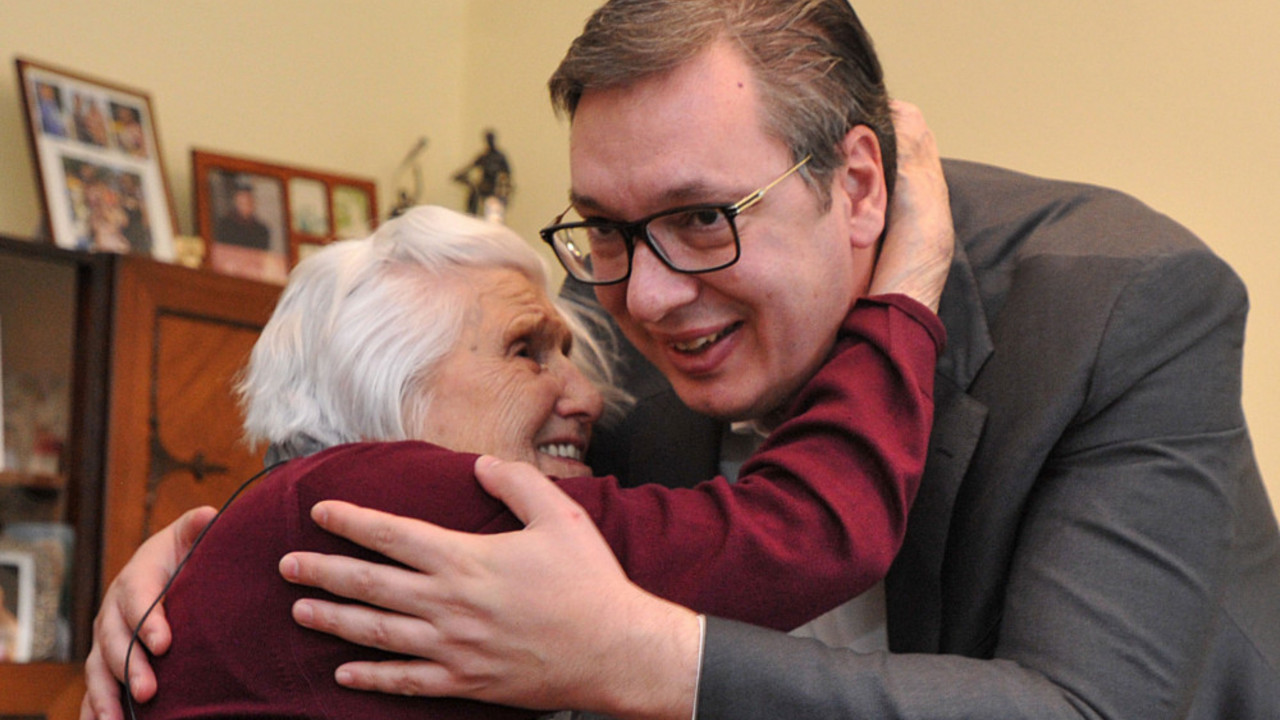 Nadežda Pavlović i Aleksandar Vučić
