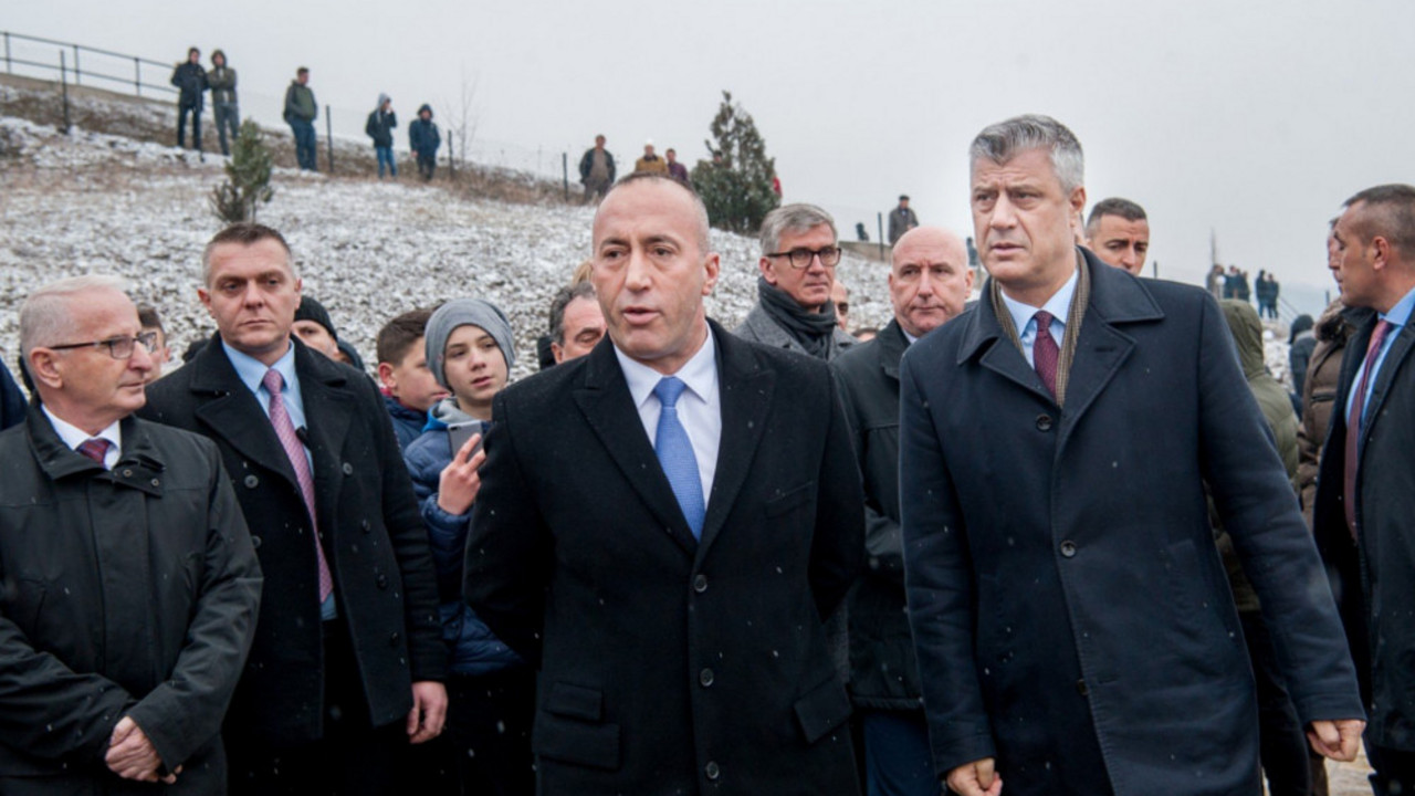 Ramuš Haradinaj i Hašim Tači