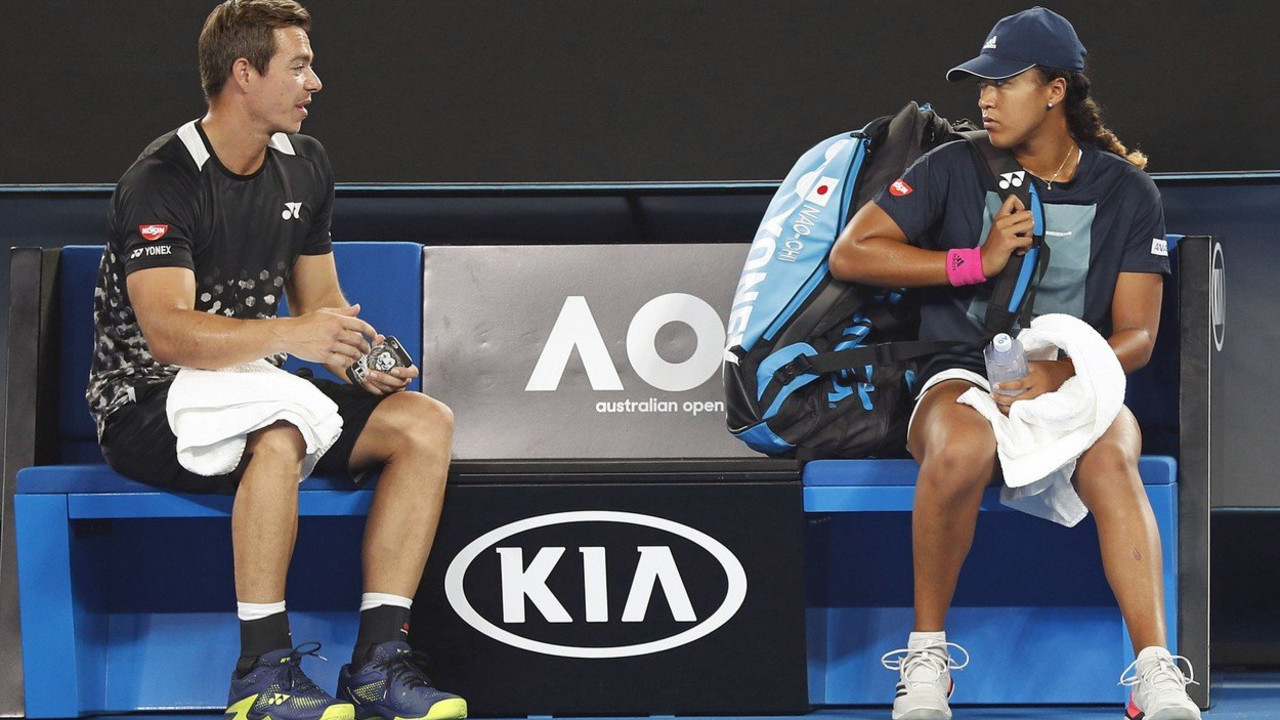 Saša Bajin i Naomi Osaka