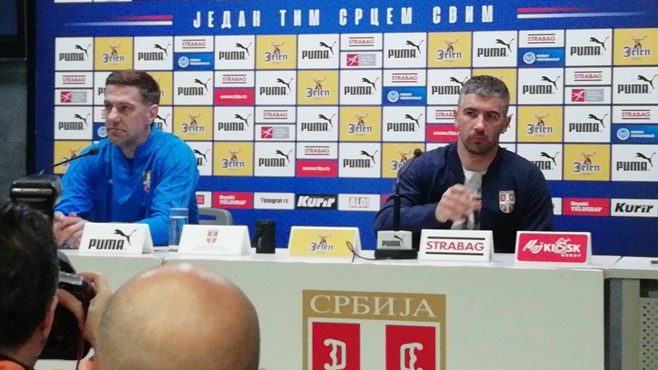 Mladen Krstajić i Aleksandar Kolarov