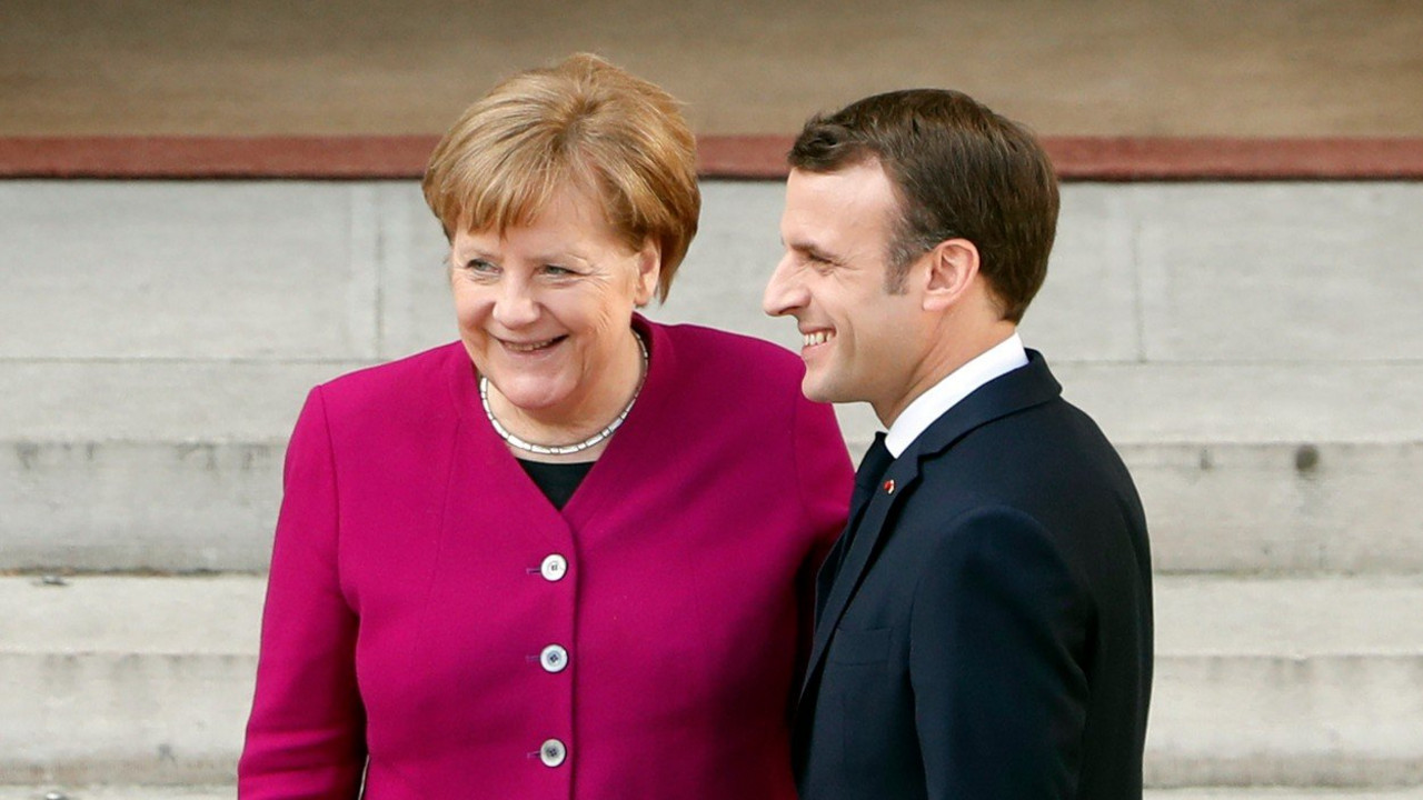 Angela Merkel i Emanuel Makron