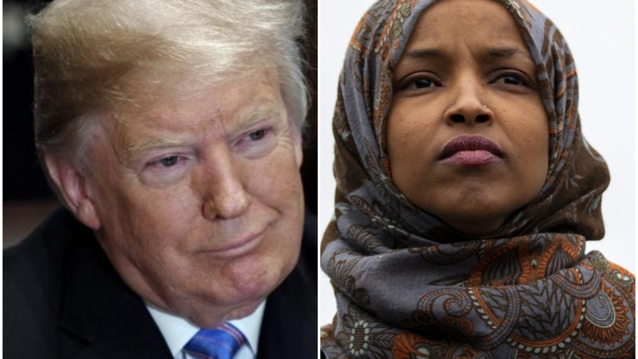 Donald Tramp i Ilhan Omar