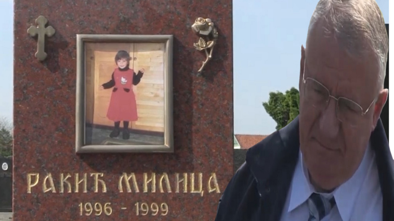 Spomenik Milici Rakić i Vojislav Šešelj