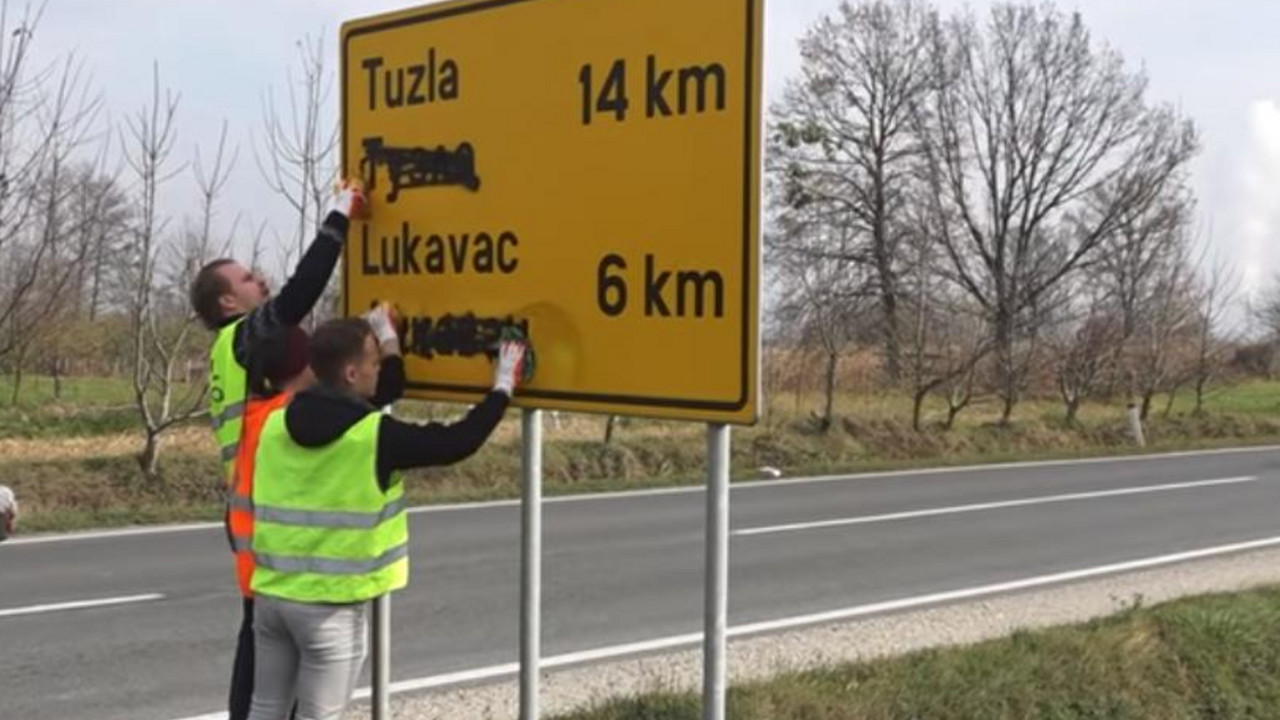 Preškrabani znakovi