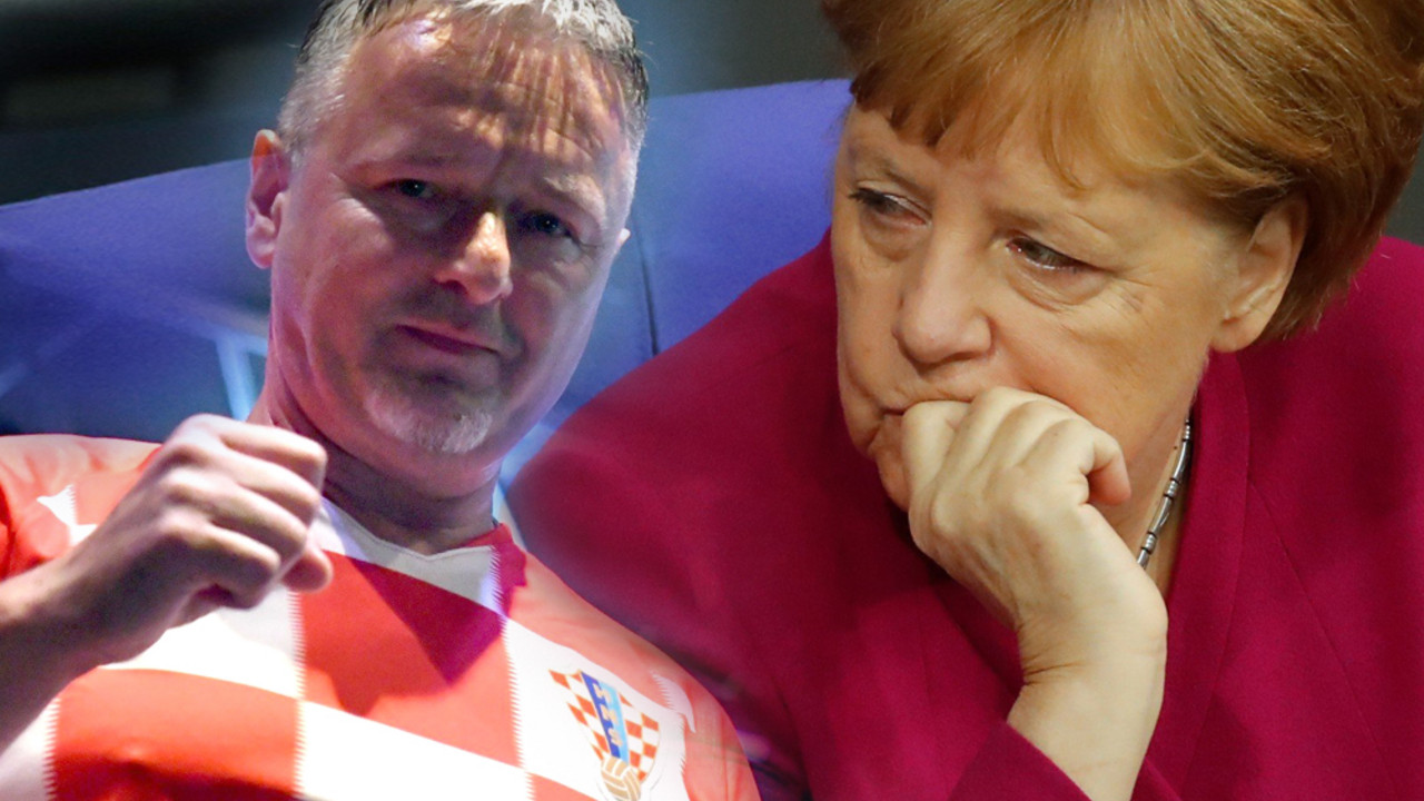 Angela Merkel i Tompson