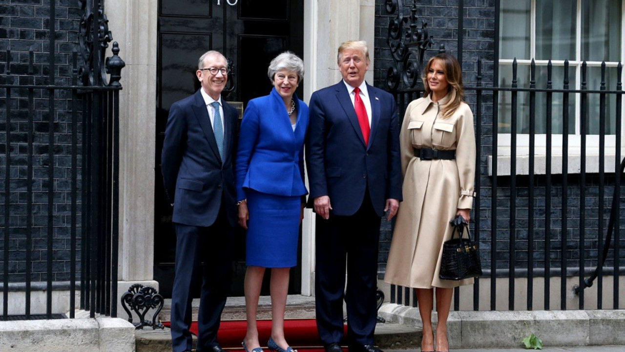 Donald Tramp i Tereza Mej
