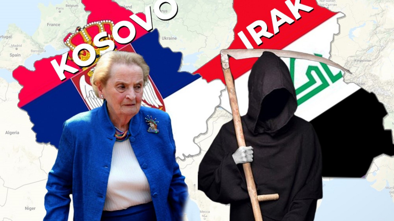 Medlin Olbrajt, Irak, Kosovo