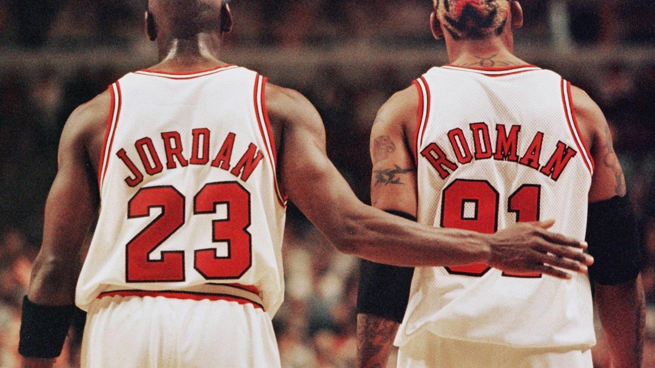 Denis Rodman i Majkl Džordan