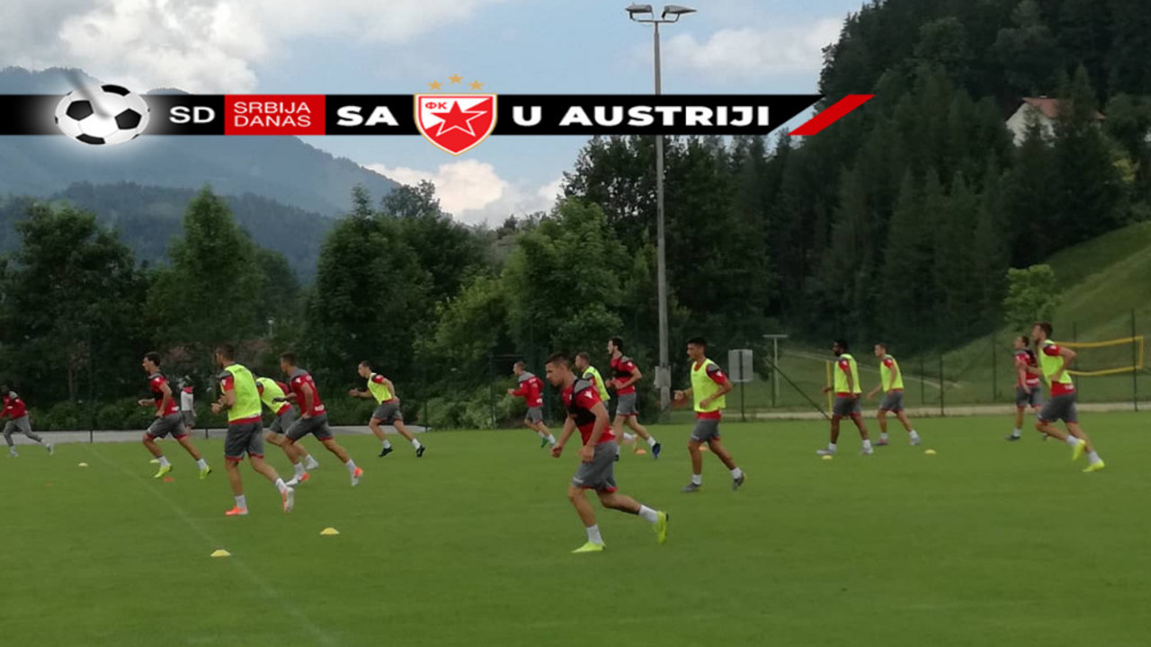 Trening Crvene zvezde u Austriji