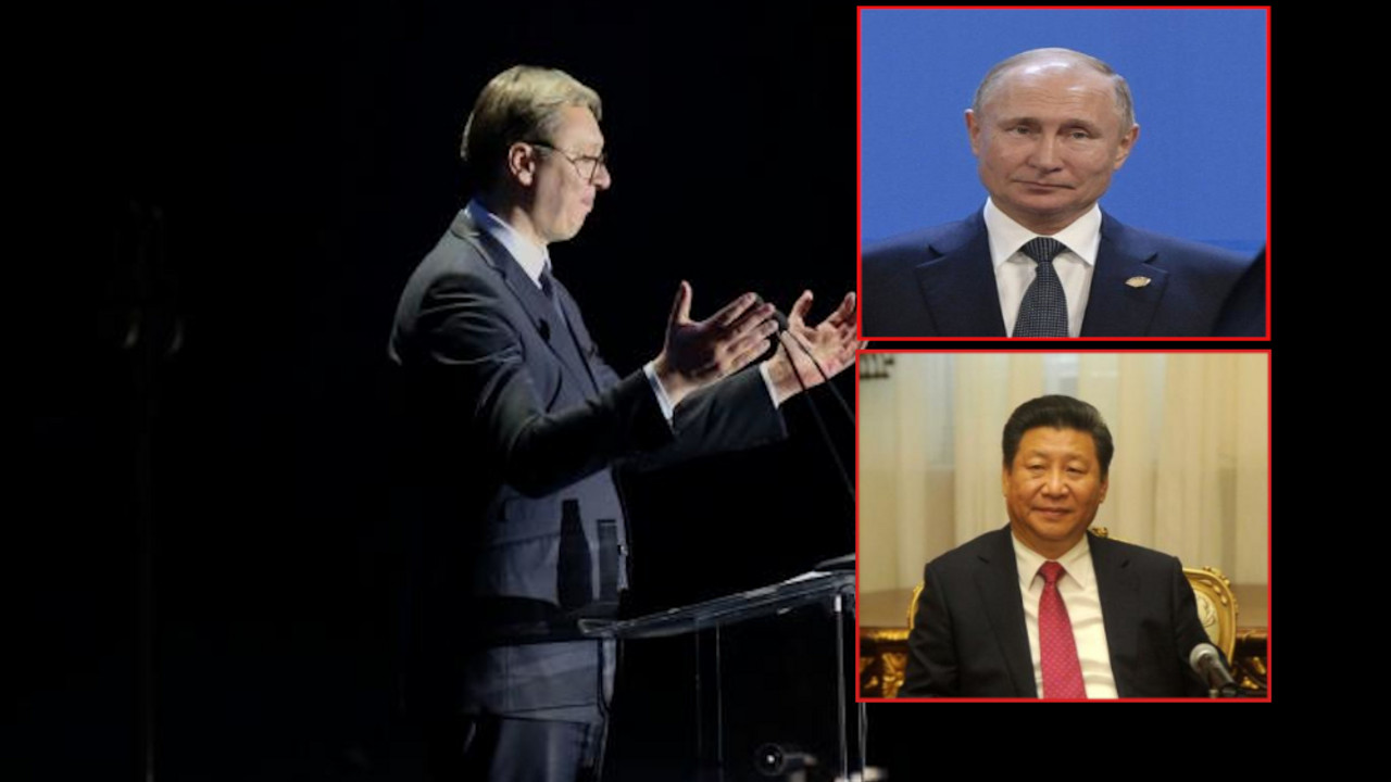 Aleksandar Vučić, Vladimir Putin, Si Đin Ping
