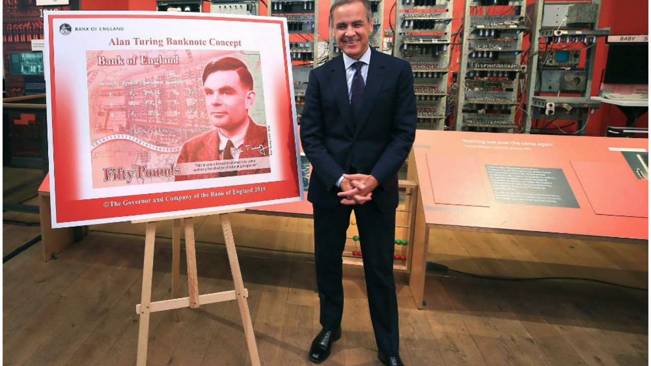 Engleska funta, Alan Tjuring