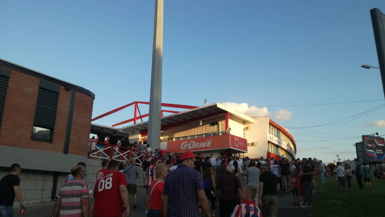 Atmosfera uoči duela Crvene zvezde i Helsinkija