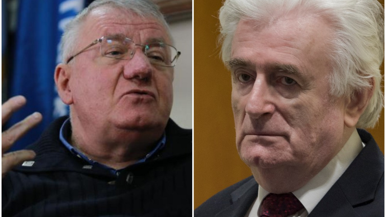 Vojislav Šešelj i Radovan Karadžić