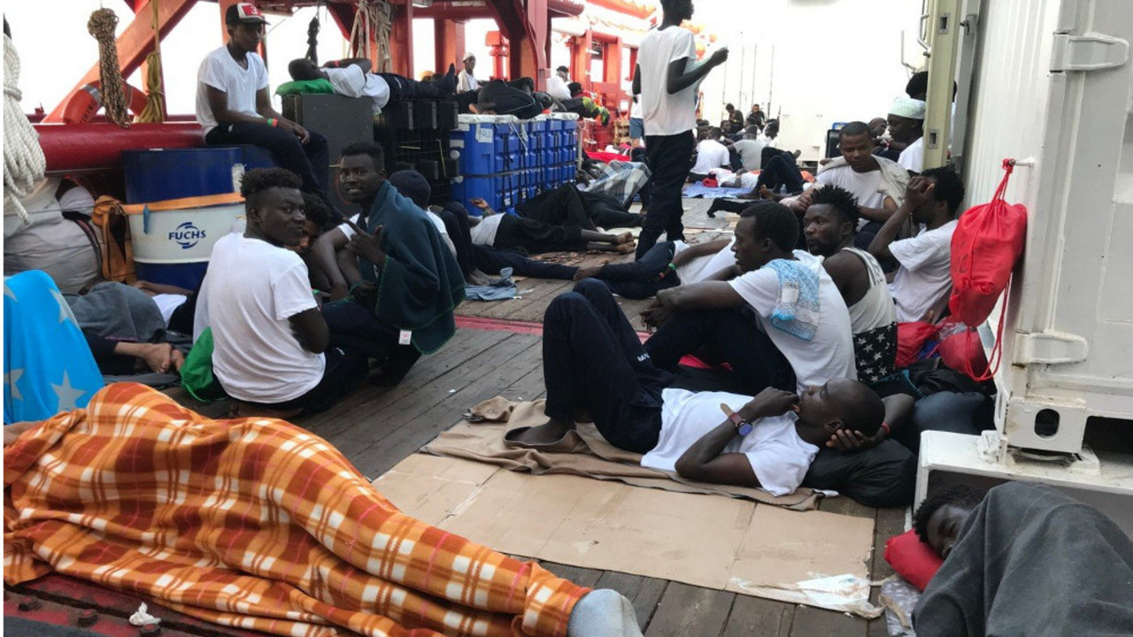 Migranti na brodu