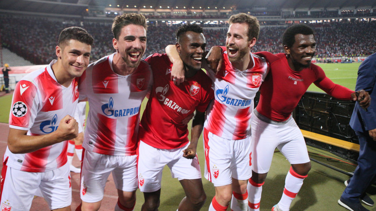 Slavlje igrača Crvene zvezde
