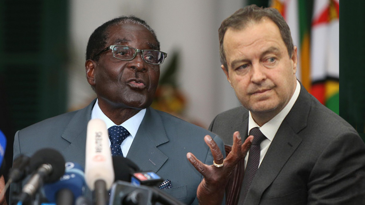 Robert Mugabe i Ivica Dačić
