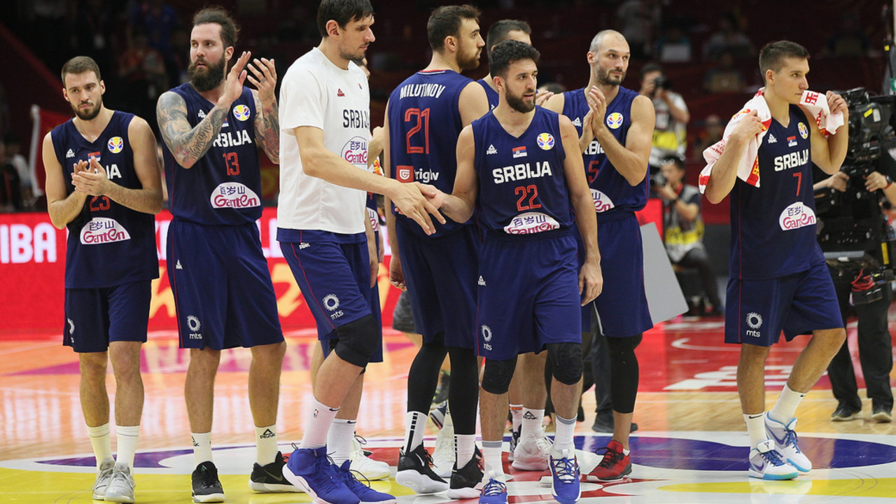 Vasilije Micić i reprezentativci Srbije