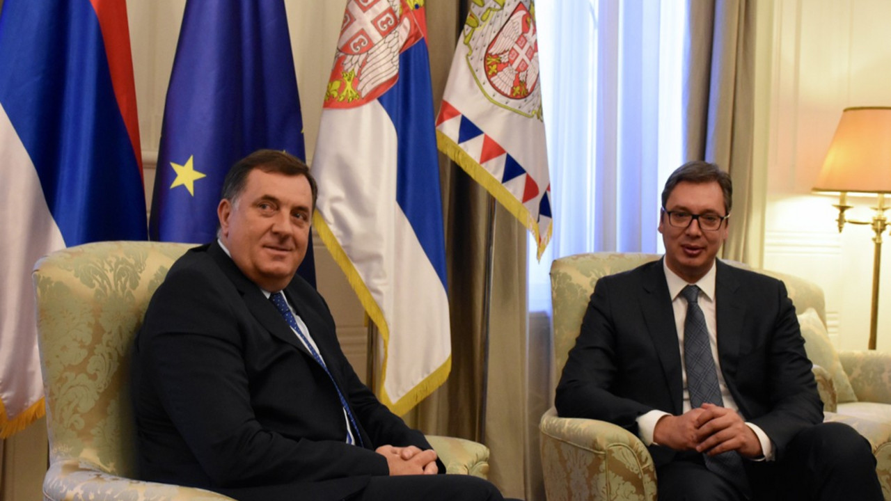 Aleksandar Vučić i Milorad Dodik