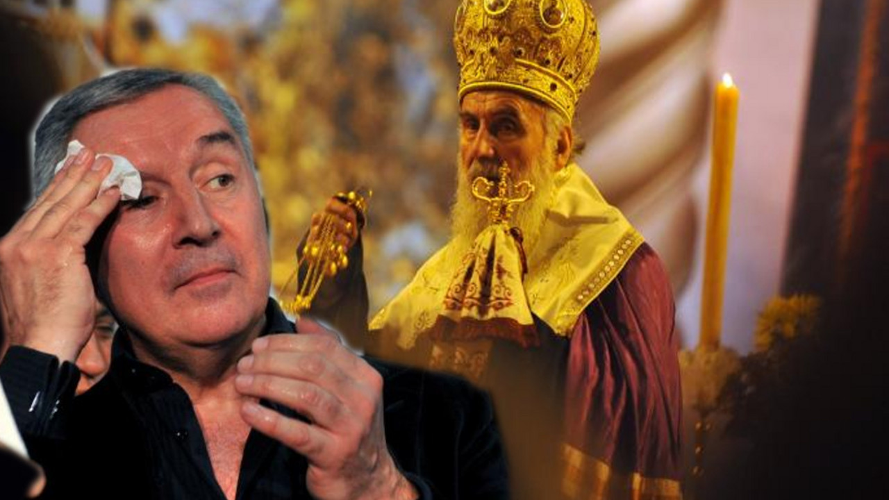 Patrijarh Irinej i Milo Đukanović