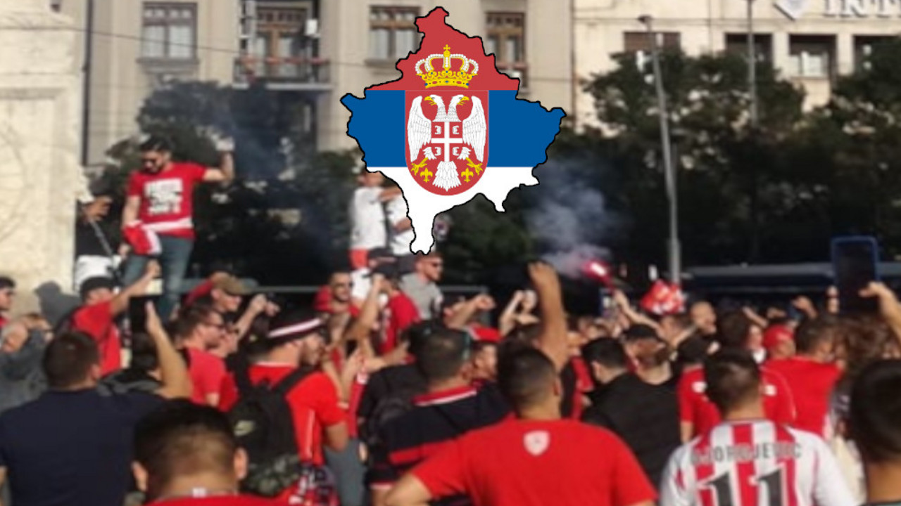 Navijači Crvene zvezde i Olimpijakosa