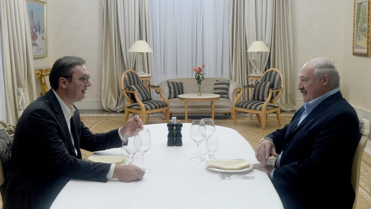 Aleksandar Vučić i Aleksandar Lukašenko