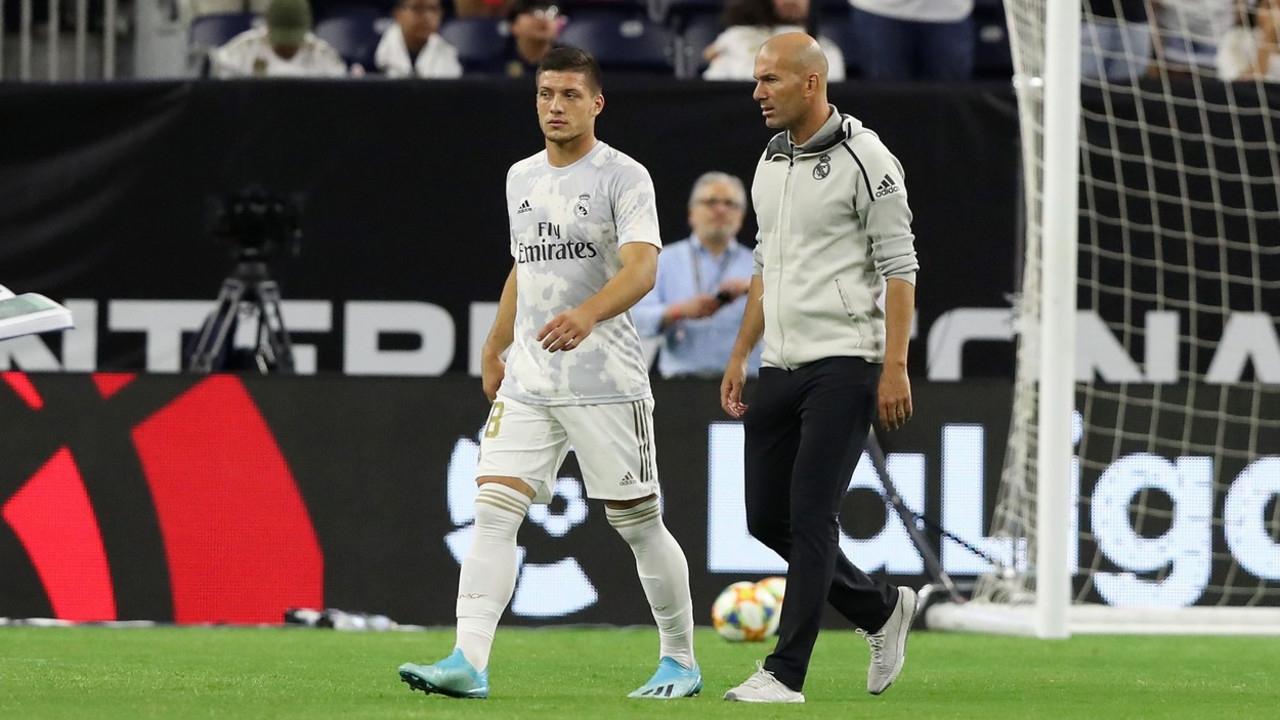 Luka Jović, Zinedin Zidan