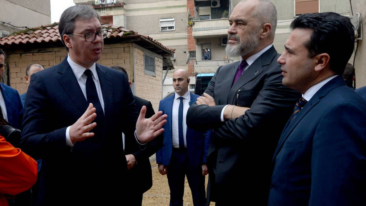 Aleksandar Vučić, Edi Rama i Zoran Zaev