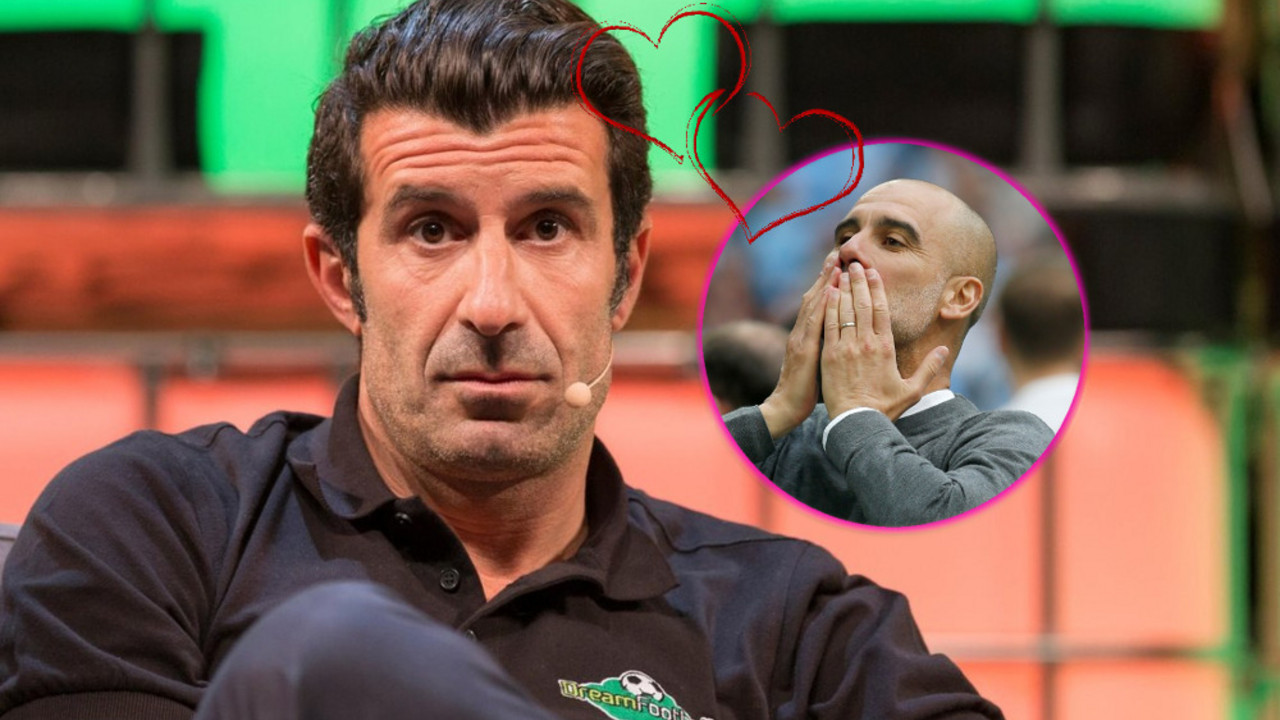 Luis Figo, Pep Gvardiola