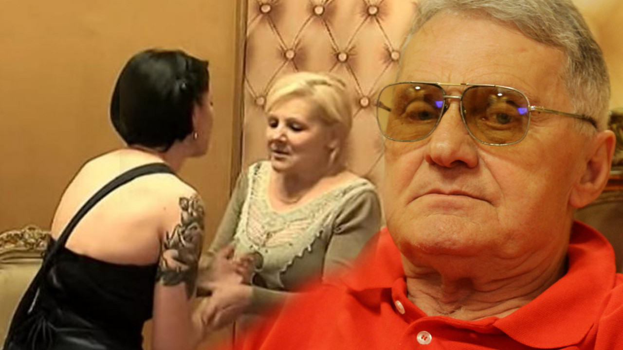 Ester Bošković sa ćerkom i Milojko Božić