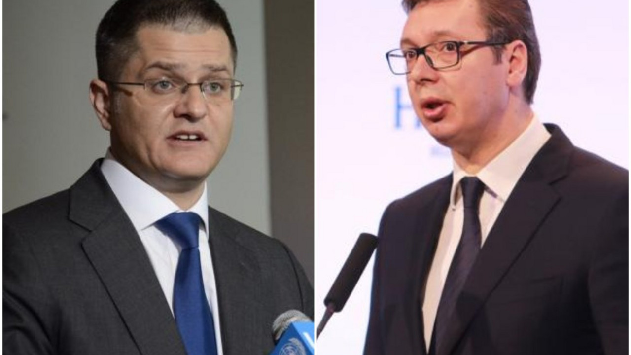 Aleksandar Vučić i Vuk Jeremić