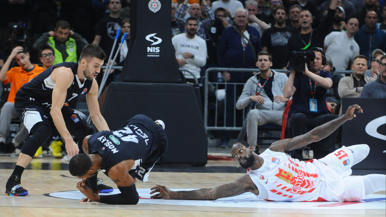 Detalj sa meča Partizan - Crvena zvezda