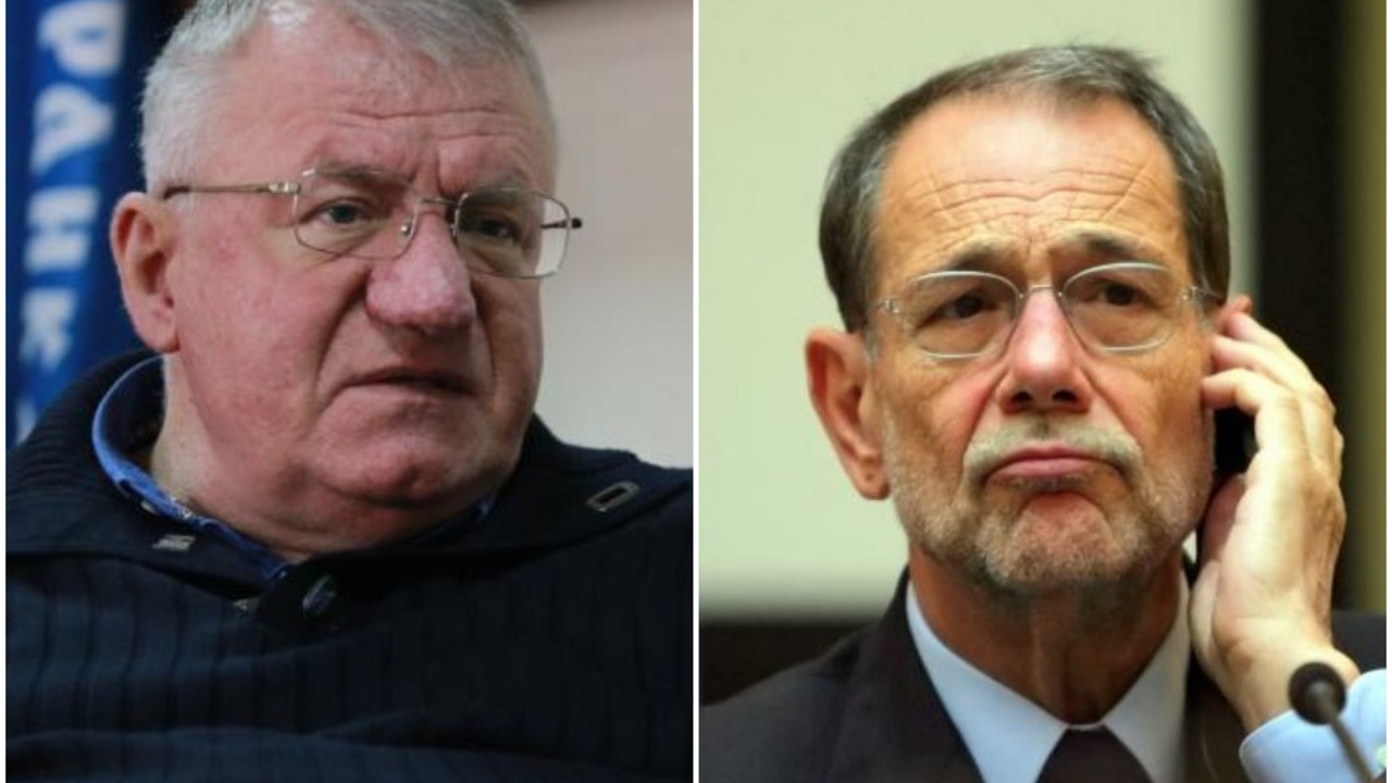 Vojislav Šešelj i Havijer Solana
