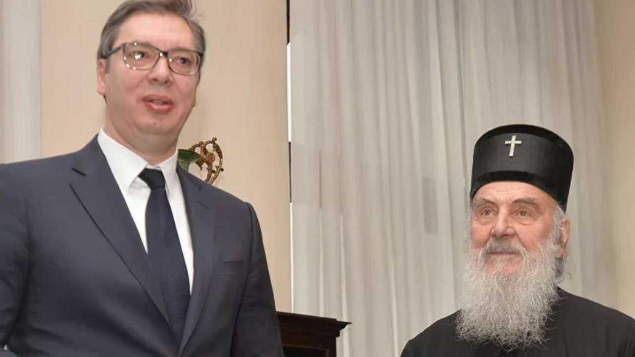 Aleksandar Vučić i Irinej 
