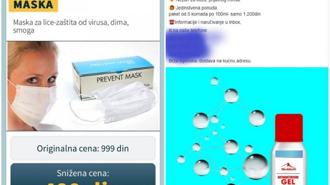 Maske i gel