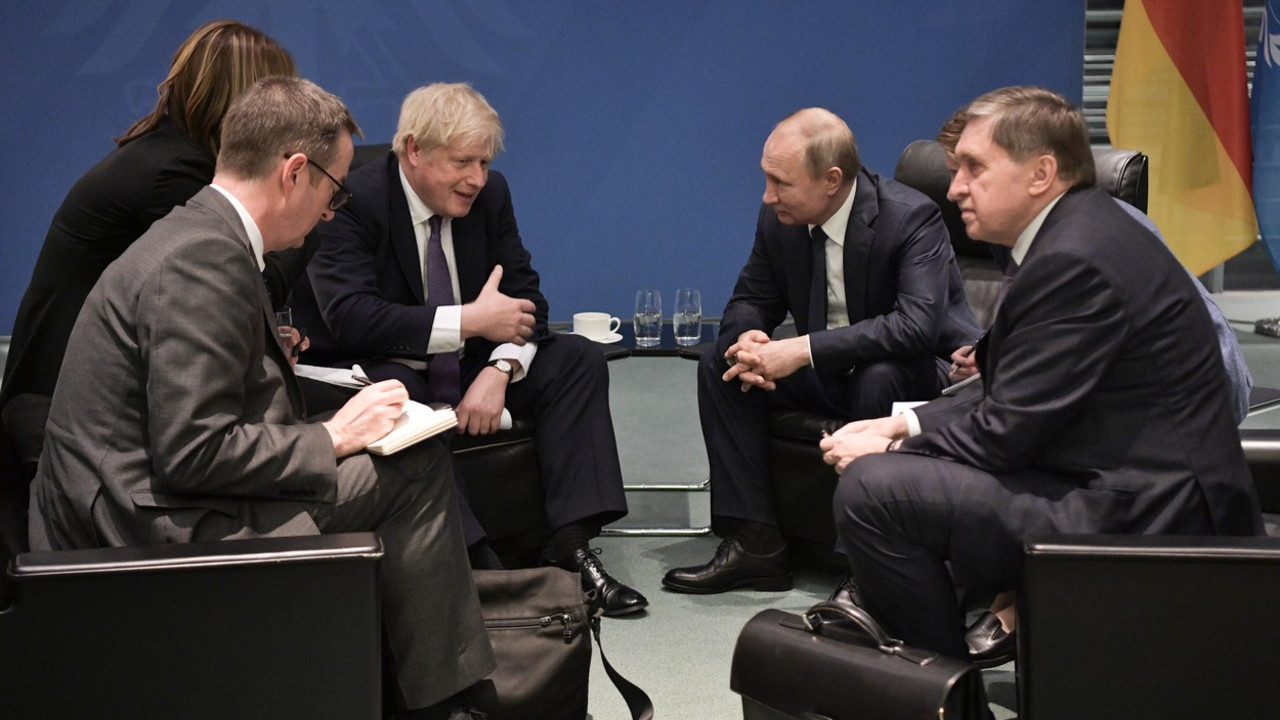 Boris Džonson i Vladimir Putin