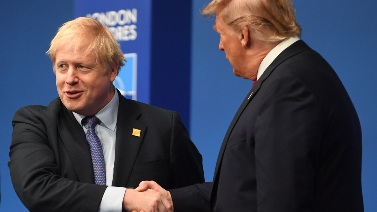 Boris Džonson i Donald Tramp