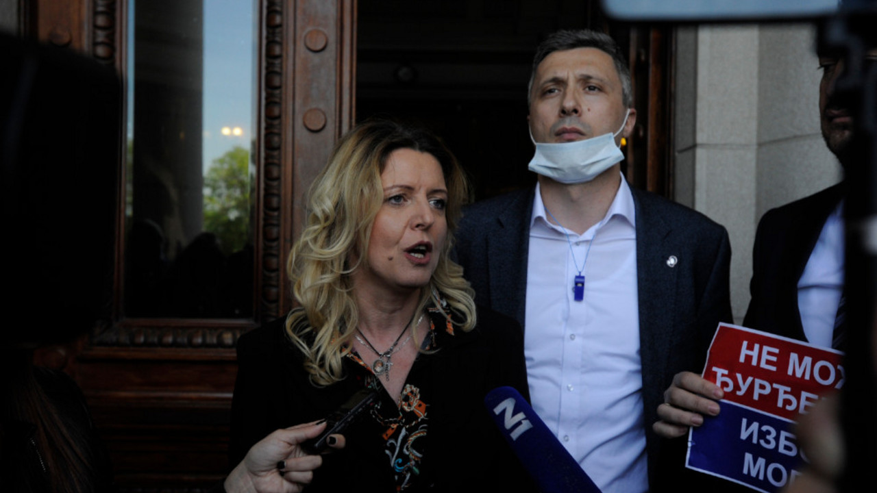 incident ispred Skupštine