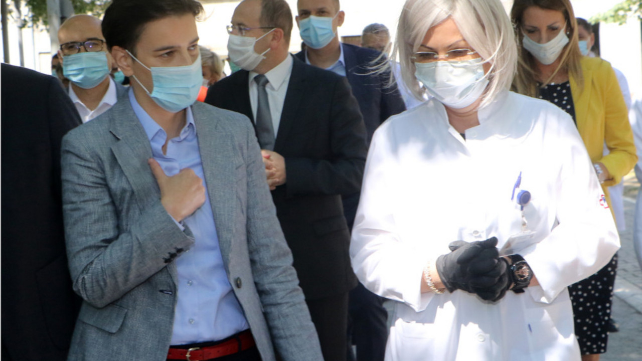 Ana Brnabić u poseti KCV