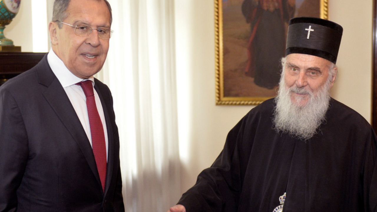 Lavrov i patrijarh Irinej