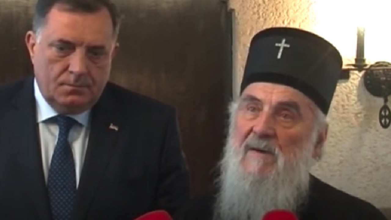 Patrijarh Irinej i Milorad Dodik