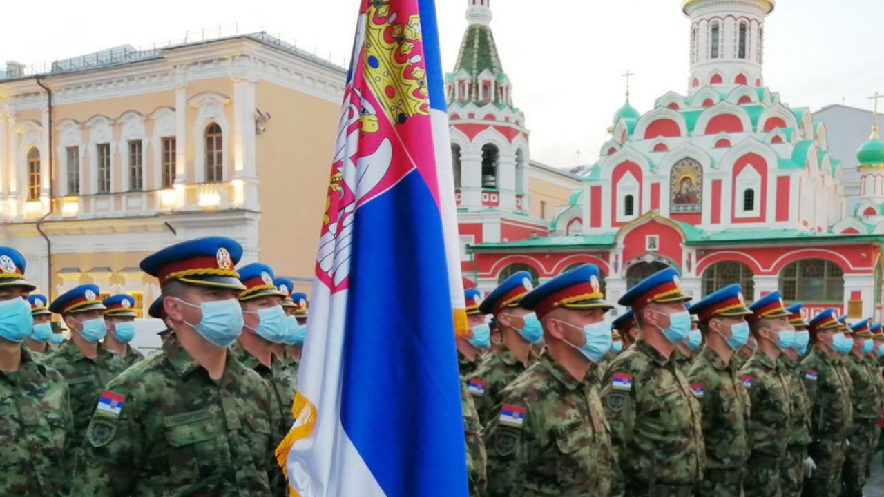 Gardisti Vojske Srbije u jeku priprema za Paradu pobede u Moskvi
