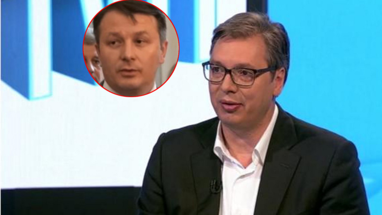 Aleksandar Vučić i Saša Milošević