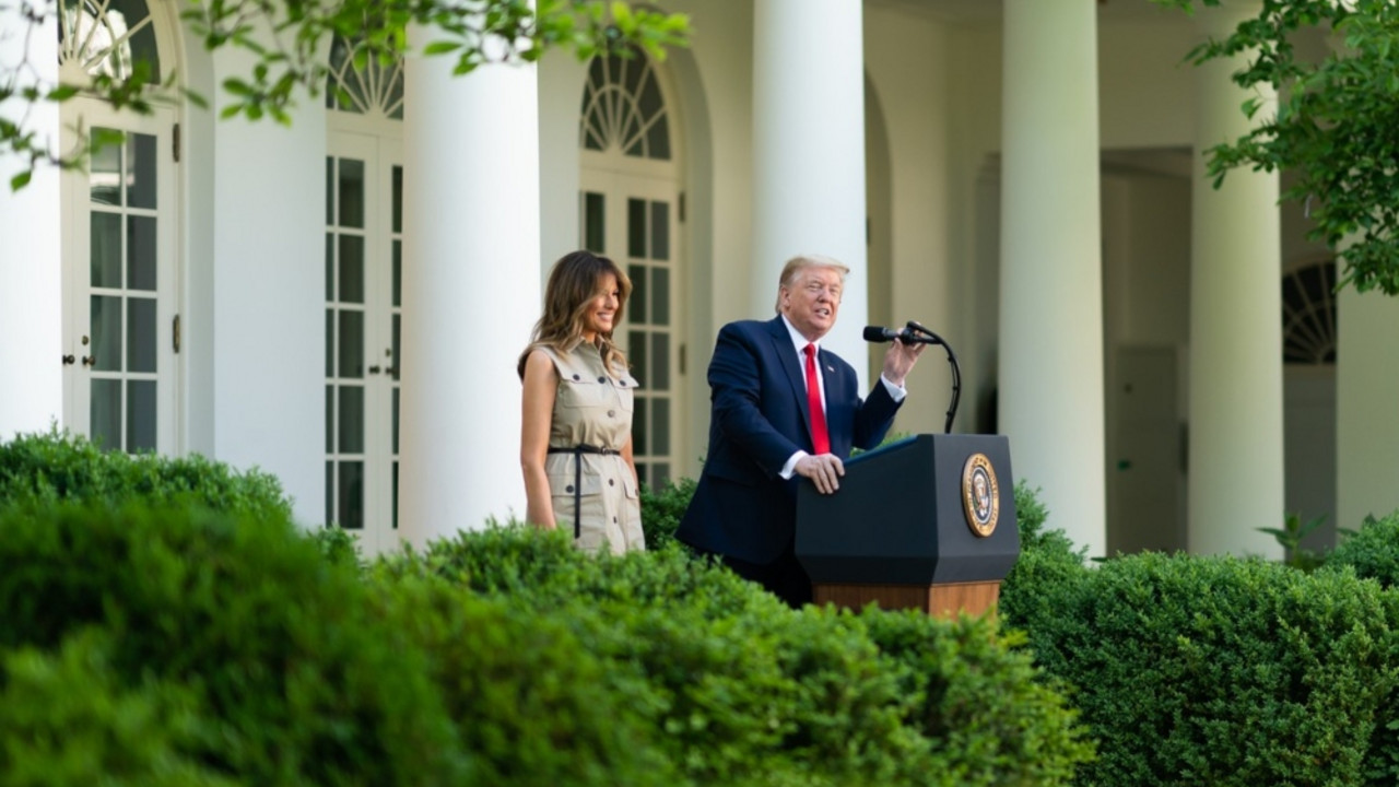 Melanija Tramp, Donald Tramp