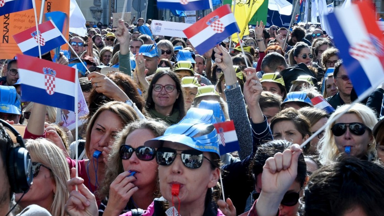 protest u Hrvatskoj