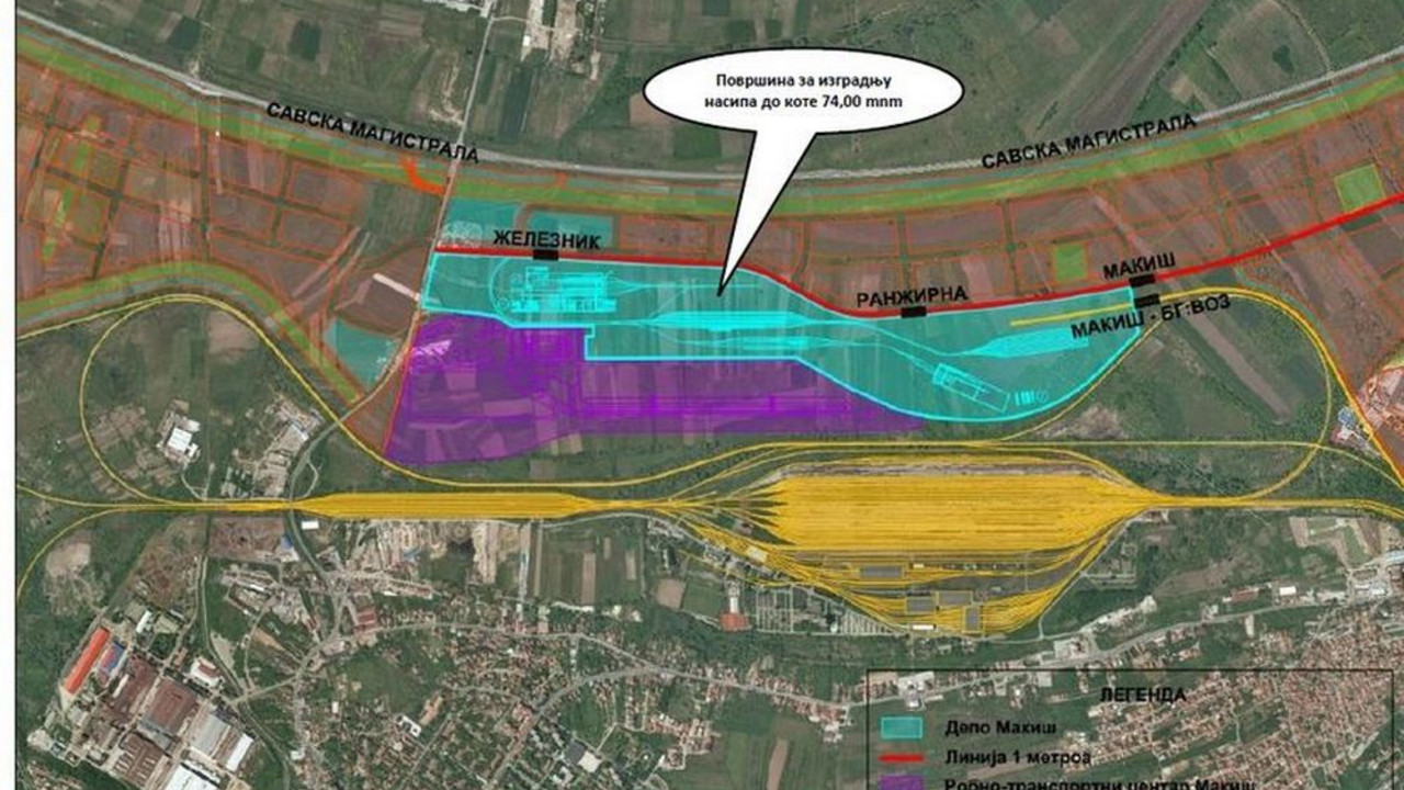 plan gradnje na Makišu