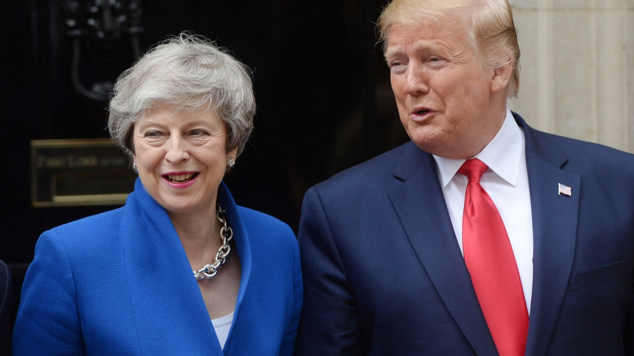 Donald Tramp i Tereza Mej